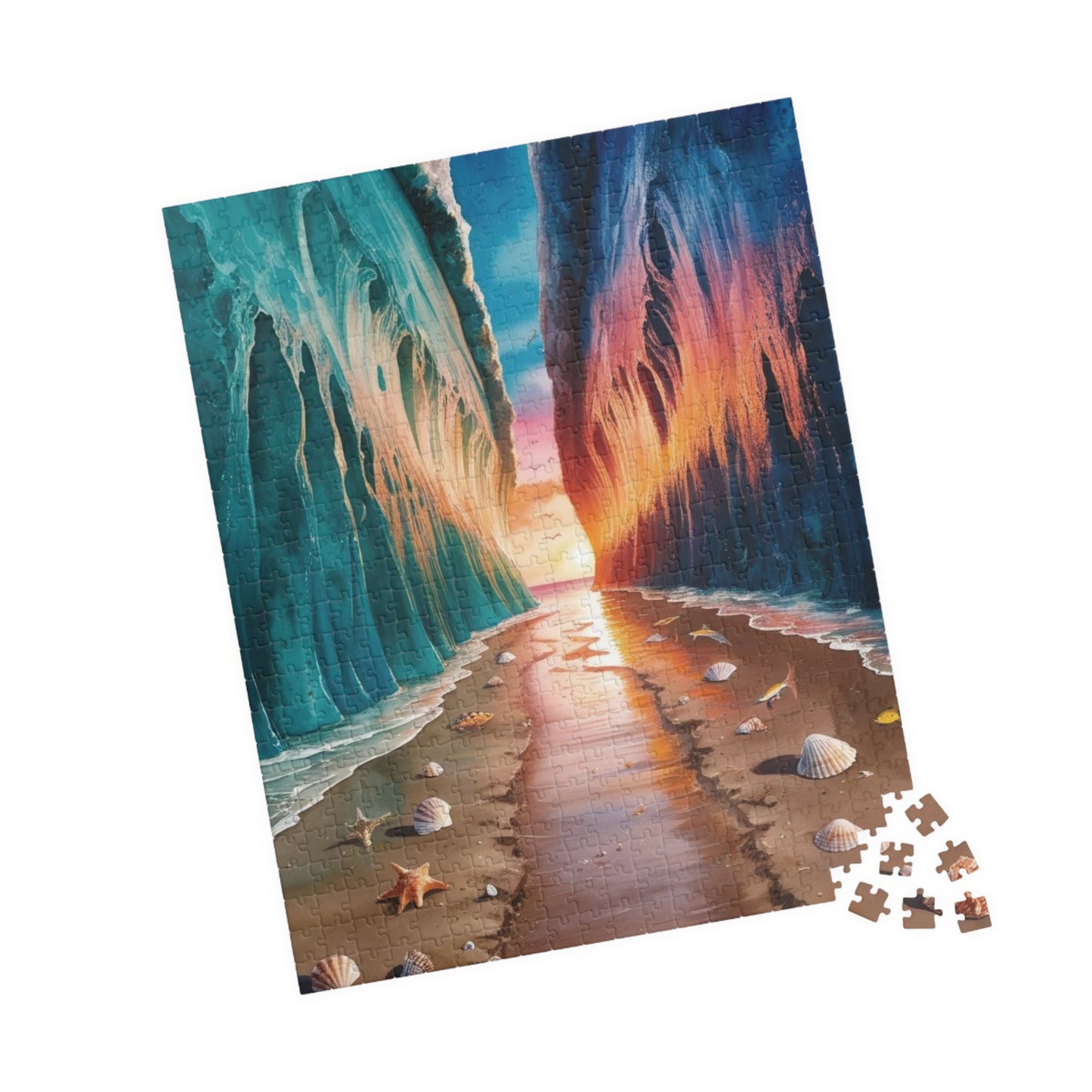 Religious Christian Puzzle: Parting of the Red Sea, Biblical Scene Jigsaw, Educational Activity, Family Game Night, Best Unique Gift, Hobby Puzzle The Puzzle Chest