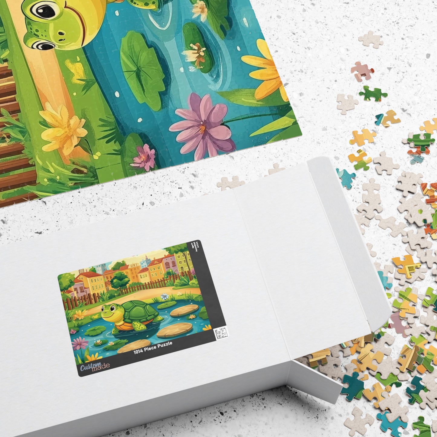 Smiling Turtle Pond Puzzle | Cute Animal Jigsaw Game Puzzle The Puzzle Chest