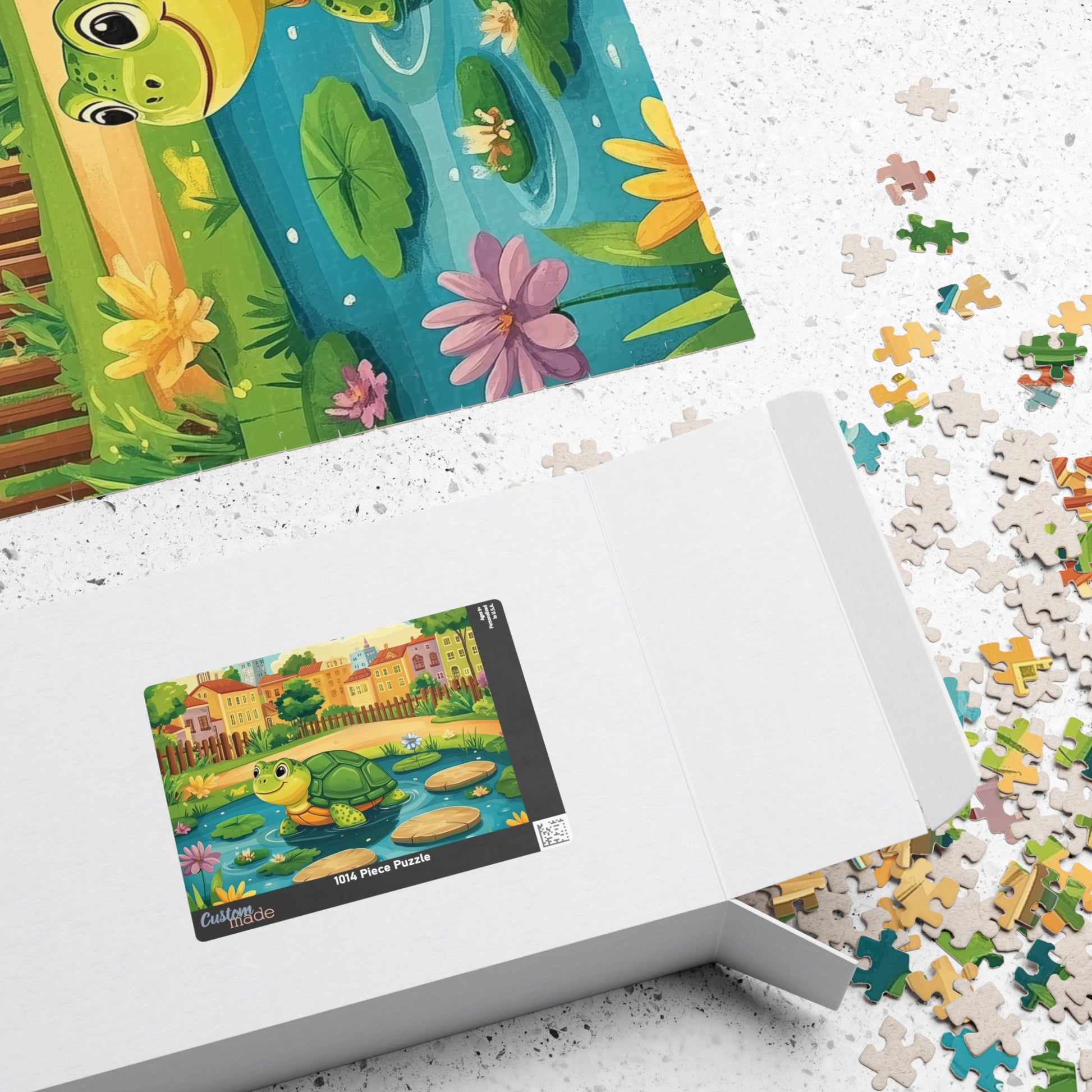 Smiling Turtle Pond Puzzle | Cute Animal Jigsaw Game Puzzle The Puzzle Chest