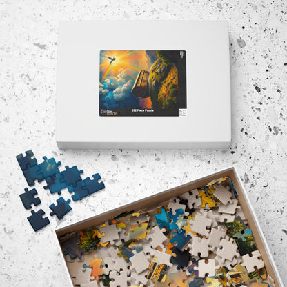 Scenic Art Puzzle - Rainbow Noah's Ark Design | 110, 252, 520, 1014-piece | Great for Family Game Night, Religious Gifts, Home Entertainment