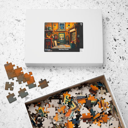 Jigsaw Puzzle, Vintage Post Office Scene, 252 Piece Puzzle, Nostalgic Jigsaw, Charming Post Office Puzzle, Retro Puzzle, Relaxing Puzzle Puzzle The Puzzle Chest