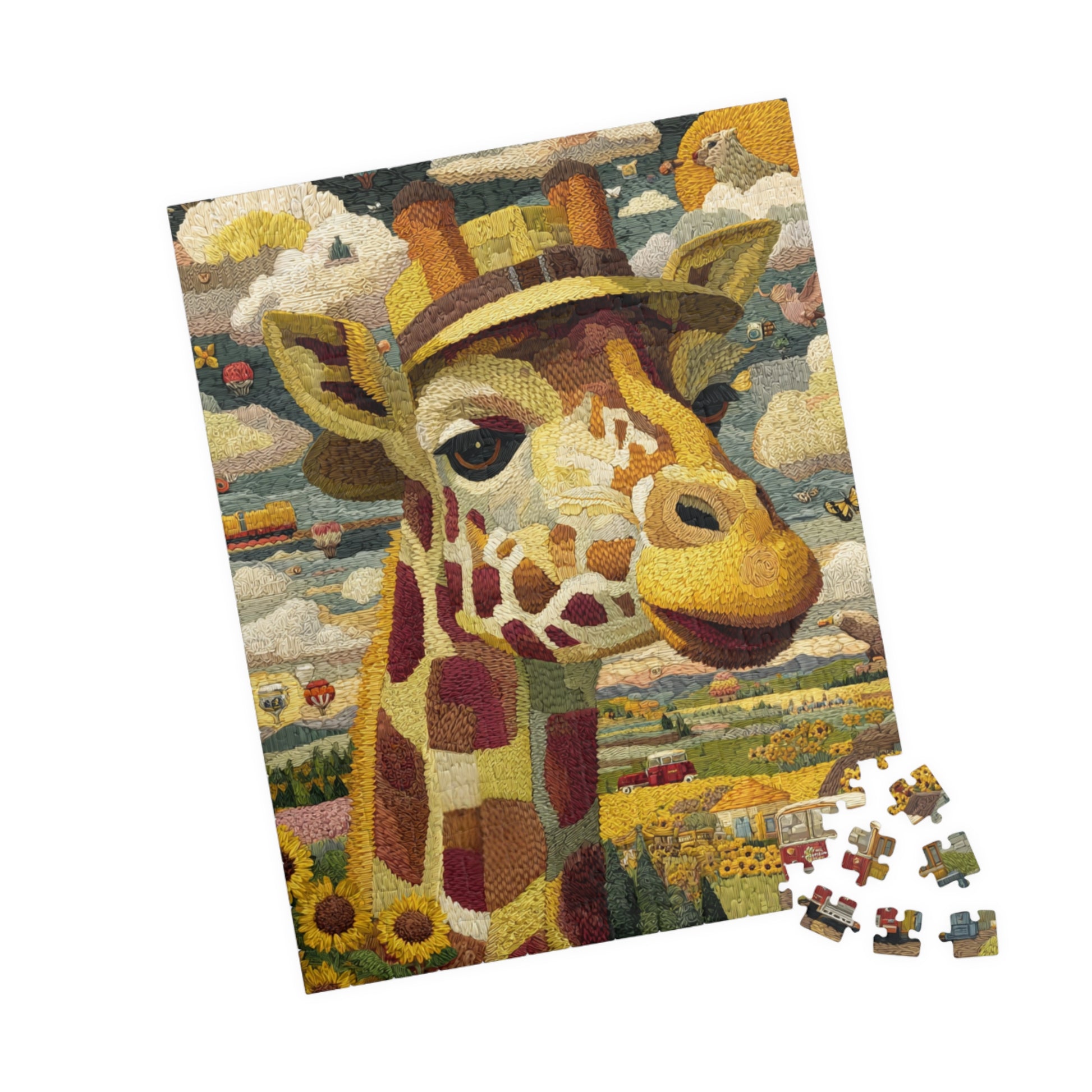 Giraffe Jigsaw Puzzle, Fun Family Activity, Gift for Friends, Home Decor, Relaxing Hobby, Puzzle Lovers 252 pcs (Vertical) Puzzle The Puzzle Chest