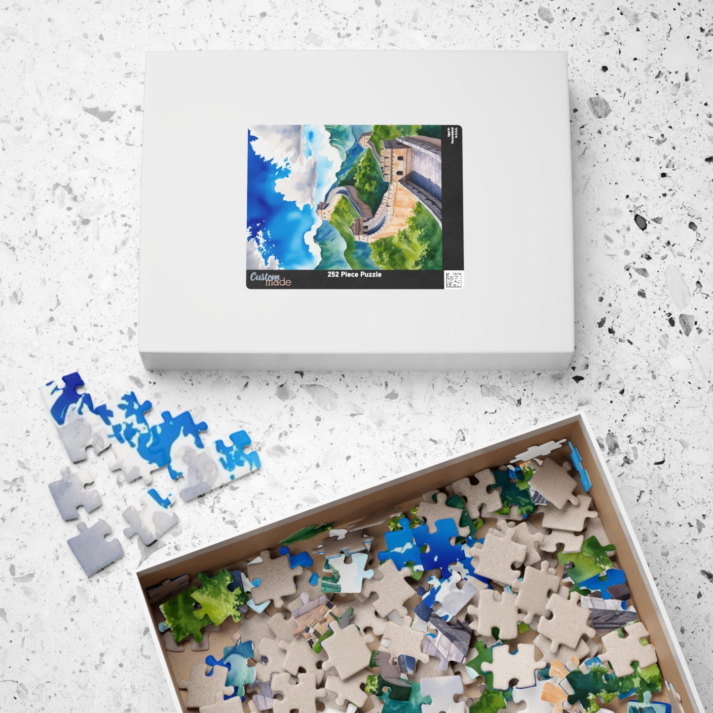 Great Wall of China Jigsaw Puzzle, Nature Landscape Tabletop Game, Puzzle Enthusiasts History Travel Lover, Family Activity, Hobby Puzzle The Puzzle Chest