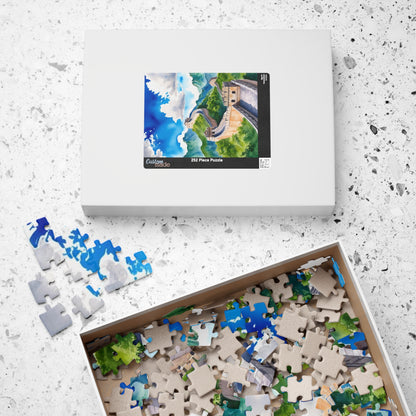 Great Wall of China Jigsaw Puzzle, Nature Landscape Tabletop Game, Puzzle Enthusiasts History Travel Lover, Family Activity, Hobby Puzzle The Puzzle Chest