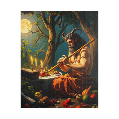 Satyr Feast Artistic Puzzle - Fantasy Mythical Creature Design for Soulful Relaxation, Meditation Gift for Puzzle Lovers, Family Game Night 520 pcs (Vertical) Puzzle The Puzzle Chest