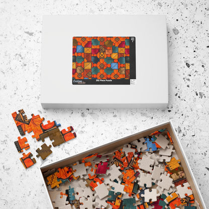 Colorful Geometric Puzzle - Modern Art Jigsaw Game Puzzle The Puzzle Chest