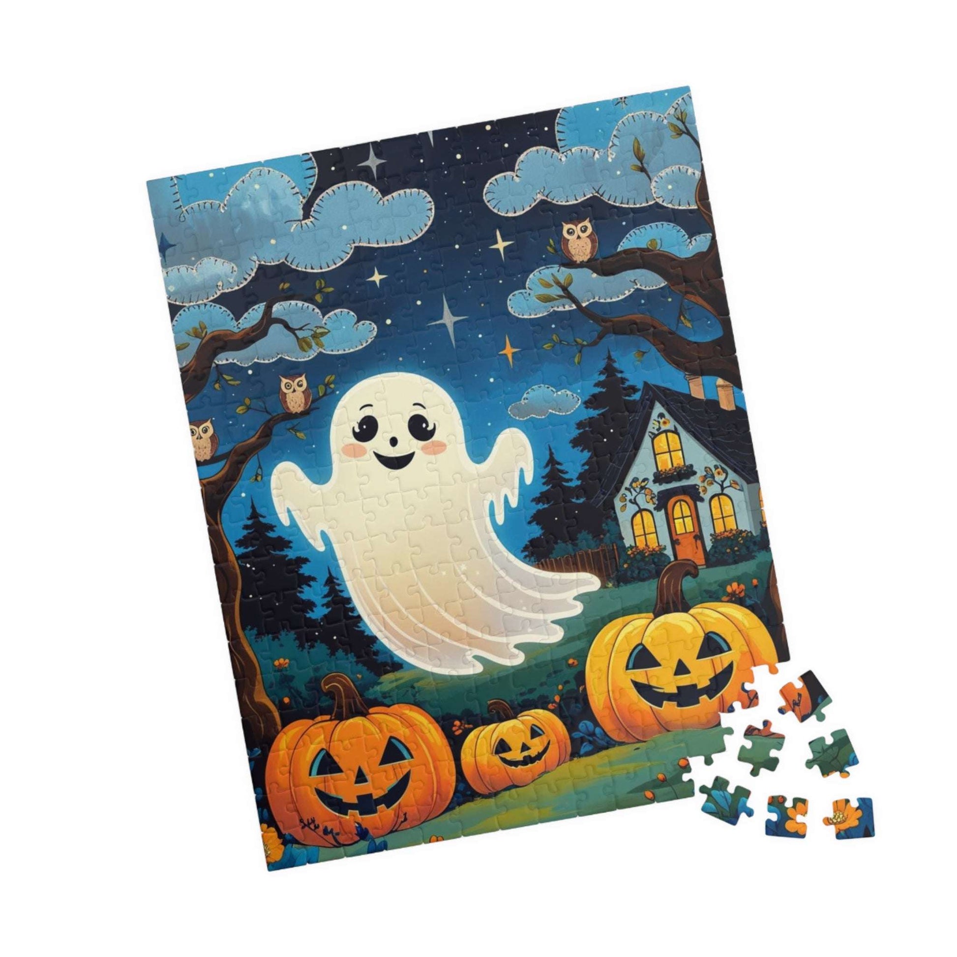 Pumpkin Patch Halloween Ghost Jigsaw Puzzle 110-1014 Pieces