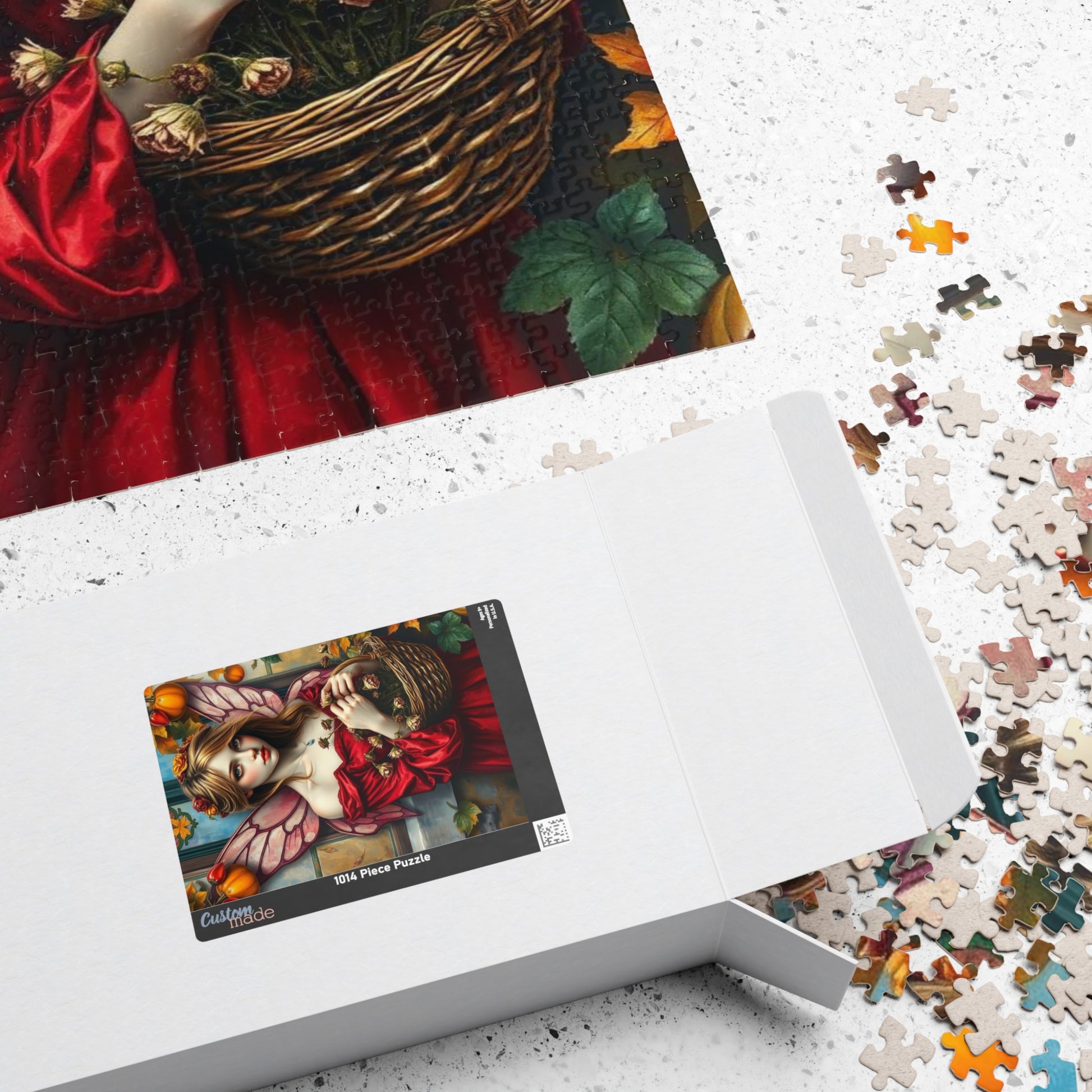 Melancholy Fairy Jigsaw Puzzle - Autumnal Backdrop, 110-1014 Piece Fantasy Artwork for Family Fun, Gift for Puzzle Lover, Unique Home Decor Puzzle The Puzzle Chest