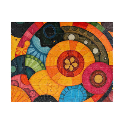 Vibrant Abstract Jigsaw Puzzle for Adults - Perfect for Family Game Night or Solo Fun, Gift for Art Lover, Home Entertainment 252 pcs (Horizontal) Puzzle The Puzzle Chest