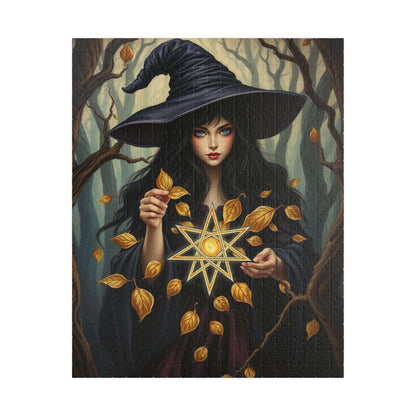 Ashes and Embers Magical Witch Puzzle, Enchanting Jigsaw for Adult Cozy Night In, Halloween Decor, Gift for Witch Lover, Mystery Enthusiasts
