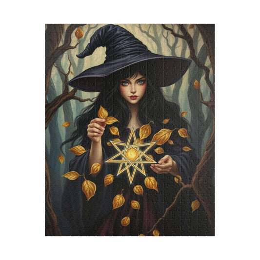 Ashes and Embers Magical Witch Puzzle, Enchanting Jigsaw for Adult Cozy Night In, Halloween Decor, Gift for Witch Lover, Mystery Enthusiasts
