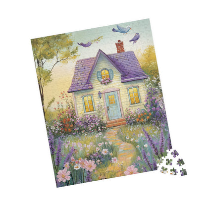 Whimsical Floral Cottage Jigsaw Puzzle 520 pcs (Vertical) Puzzle The Puzzle Chest