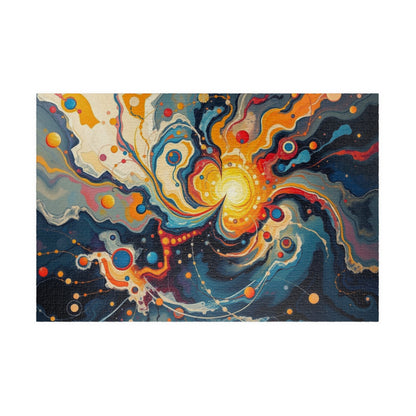 Cosmic Swirl Puzzle - Abstract Art Jigsaw Game for Adults 1014 pcs (Horizontal) Puzzle The Puzzle Chest