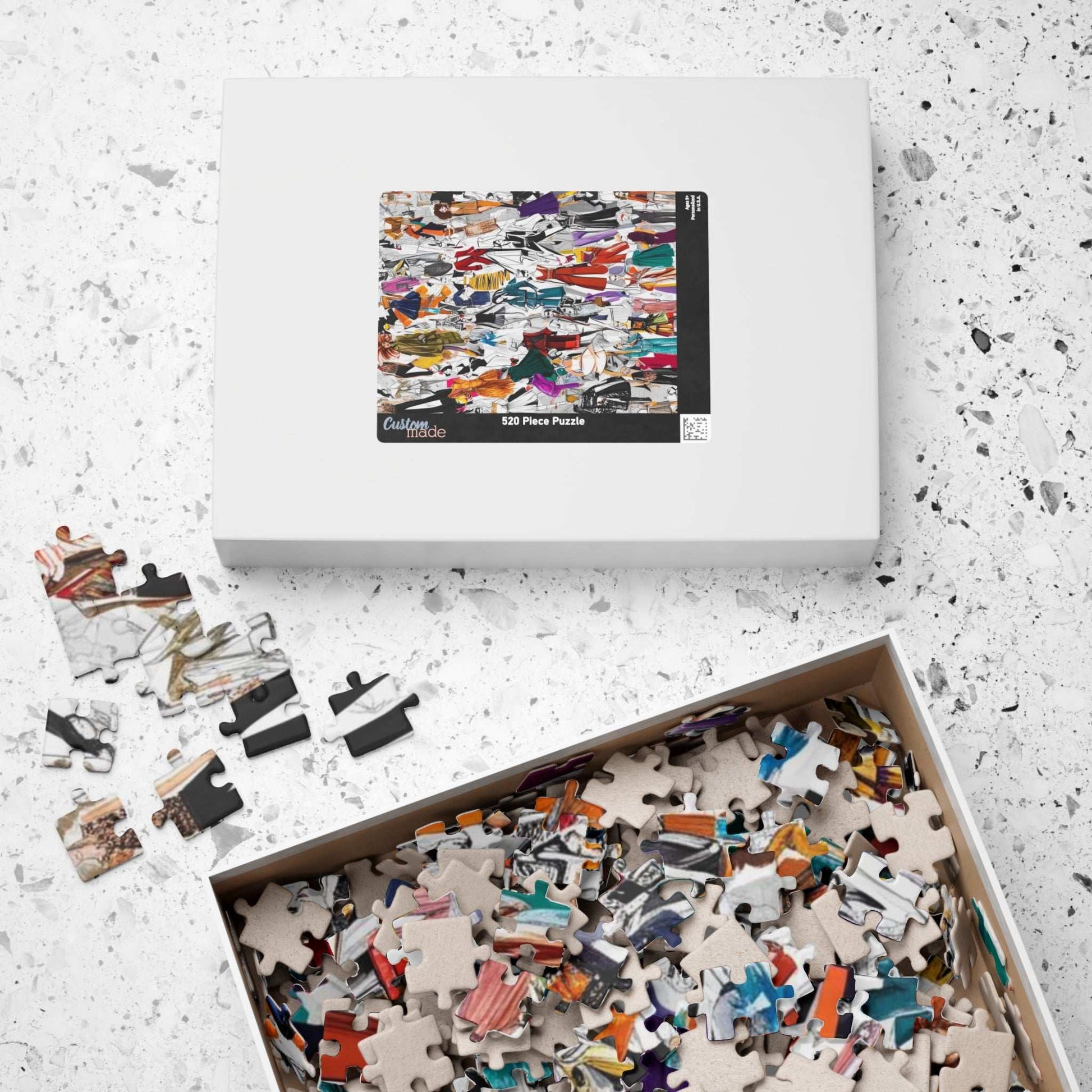 Fashion Illustration Collage Puzzle, Artistic Jigsaw for Fashion Lovers, Gift for Designers, Creative Activity, 110-1014 Piece Puzzle The Puzzle Chest