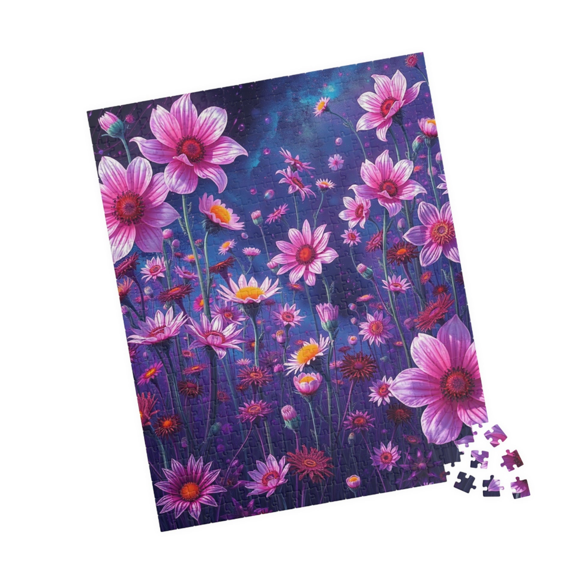 Floral Artwork Puzzle - 110, 252, 520, 1014-piece Flower Jigsaw Game for Adults, Gift for Flower Lovers, Mental Exercise for Seniors Puzzle The Puzzle Chest