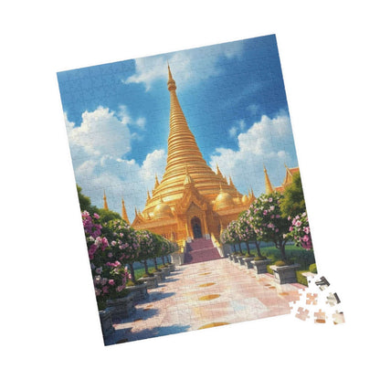 Golden Temple Puzzle – Jigsaw of Harmandir Sahib in Amritsar India, Sikh Landmark 520 pcs (Vertical) Puzzle The Puzzle Chest