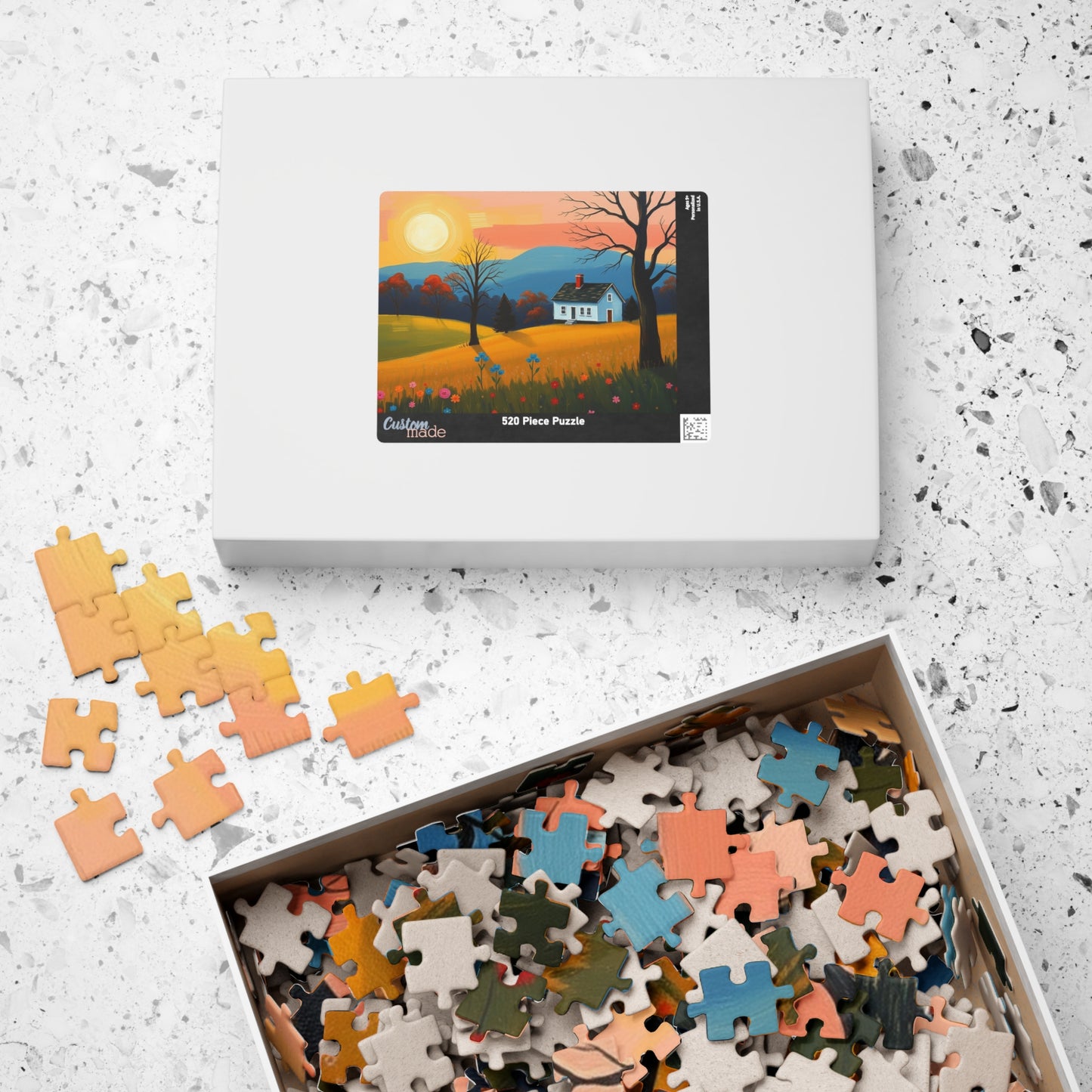 Scenic Landscape Puzzle | Perfect for Family Game Night, Seasonal Decor, Gift for Puzzle Lovers, Relaxation Activity, Cozy Indoor Fun Puzzle The Puzzle Chest