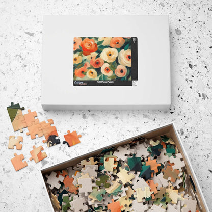 Floral Camellia Jigsaw Puzzle — Decorative Puzzle