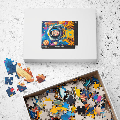 Colorful Astronaut Puzzle, Pop Art Space Themed Jigsaw Game, Best Gift for Space Lover, Mindfulness Activity, Fun Family Home Entertainment Puzzle The Puzzle Chest