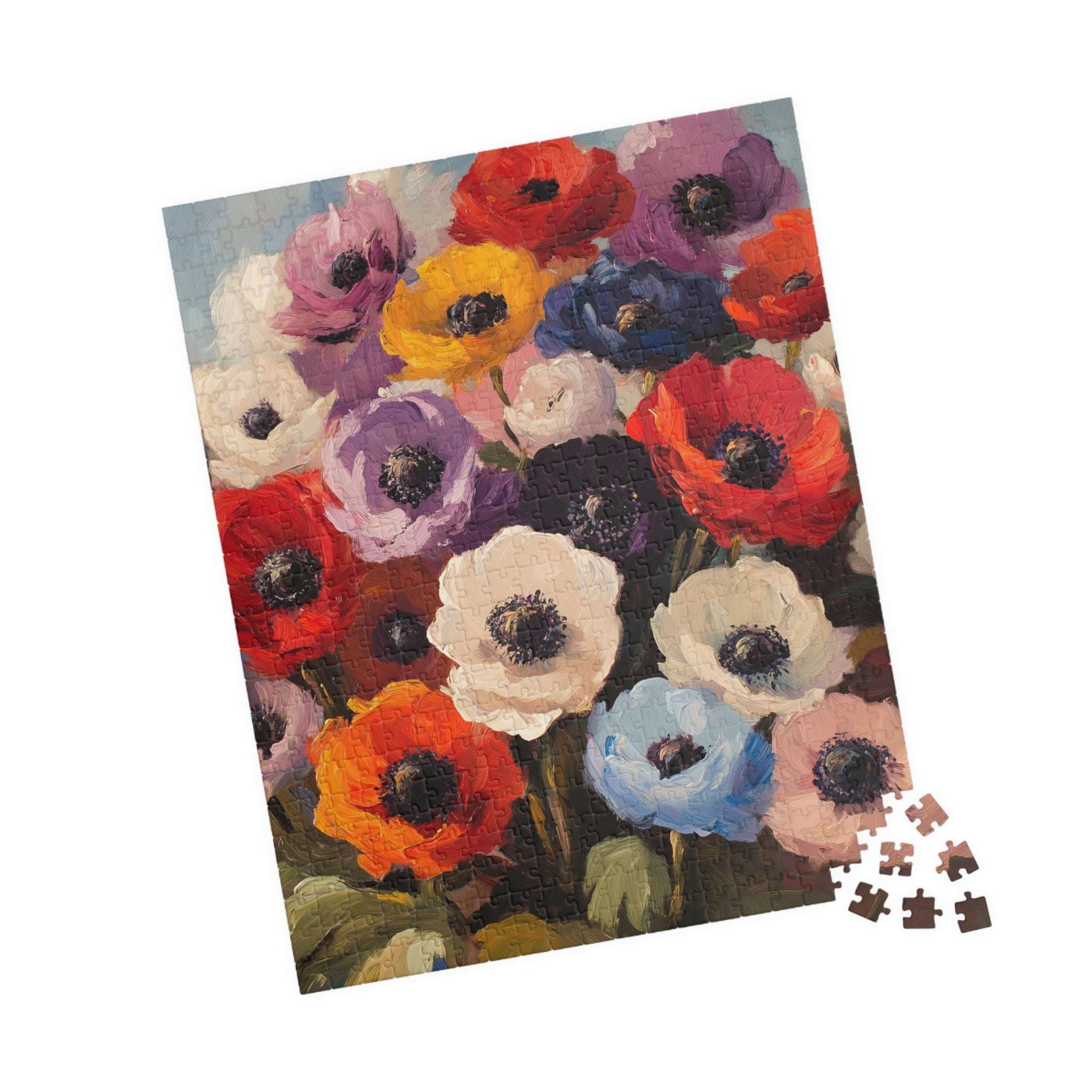 Colorful Anemone Bouquet Puzzle 110-1014 Piece | Floral Jigsaw Puzzle