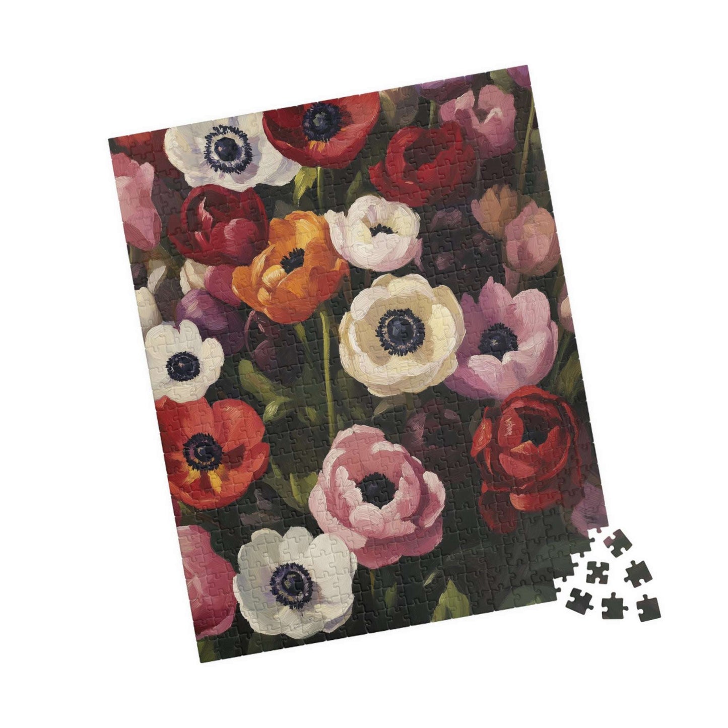 Anemone Floral Illustration Puzzle | Flower Jigsaw 110-1014 Pieces