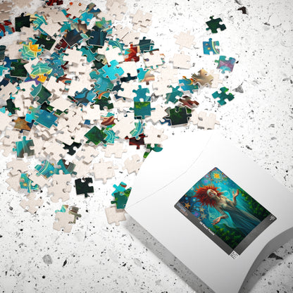 Otherworldly Witch Puzzle, 110-1014 Piece Galaxy and Forest Scene Jigsaw Game, Fantasy Art, Family Activity, Puzzle Lover Gift, Relaxation