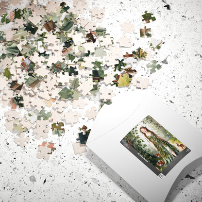 Whimsical Forest Nymph Puzzle, Mythical Creature Jigsaw Game, Best Unique Gift for Puzzle Lover Hobbyist, Fun Family Activity, Mindfulness Puzzle The Puzzle Chest