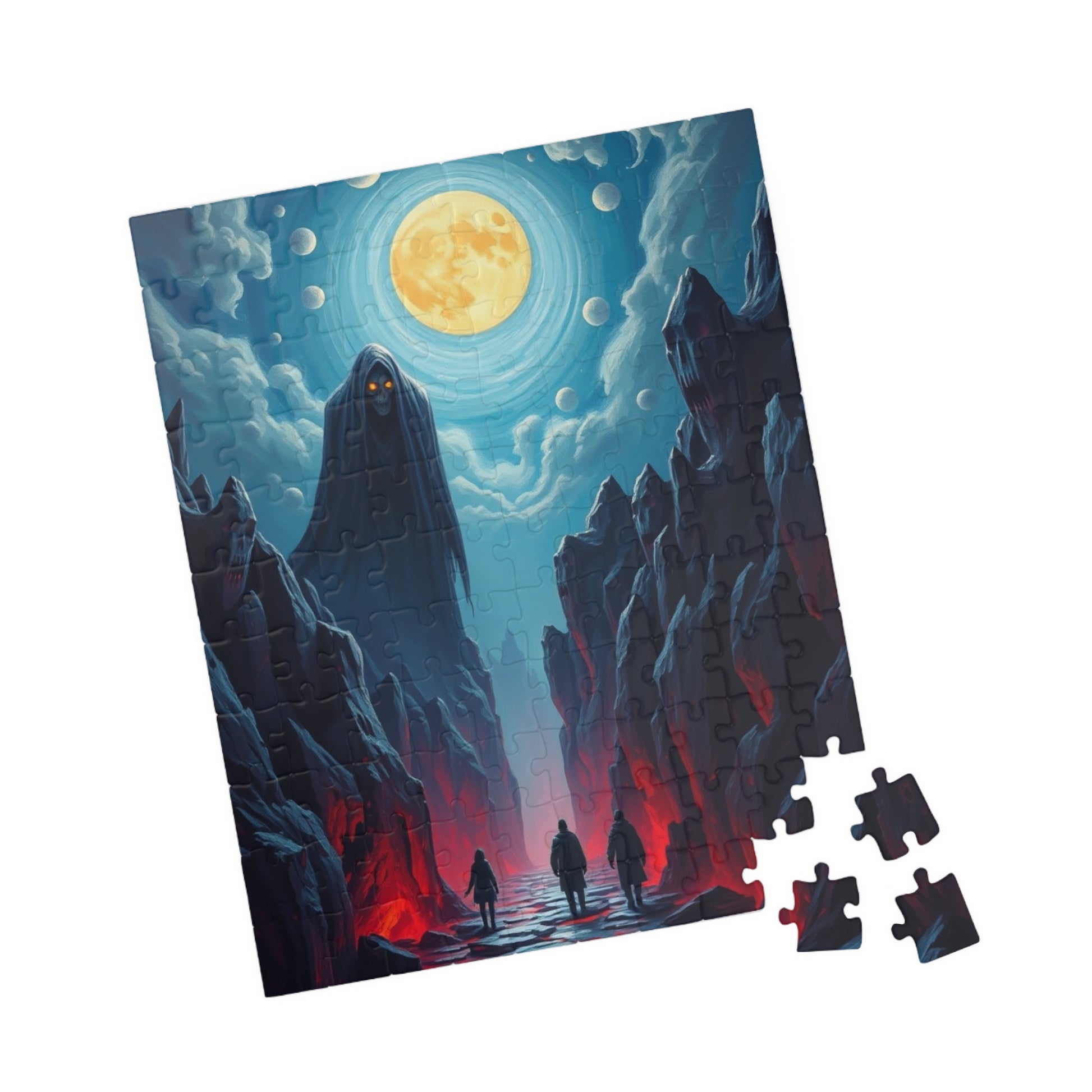 Mystical Moonlight Puzzle, 1014-piece Art Puzzle, Fantasy Scene Game, Unique Gift for Puzzle Lovers, Perfect for Family Nights, Home Decor Puzzle The Puzzle Chest