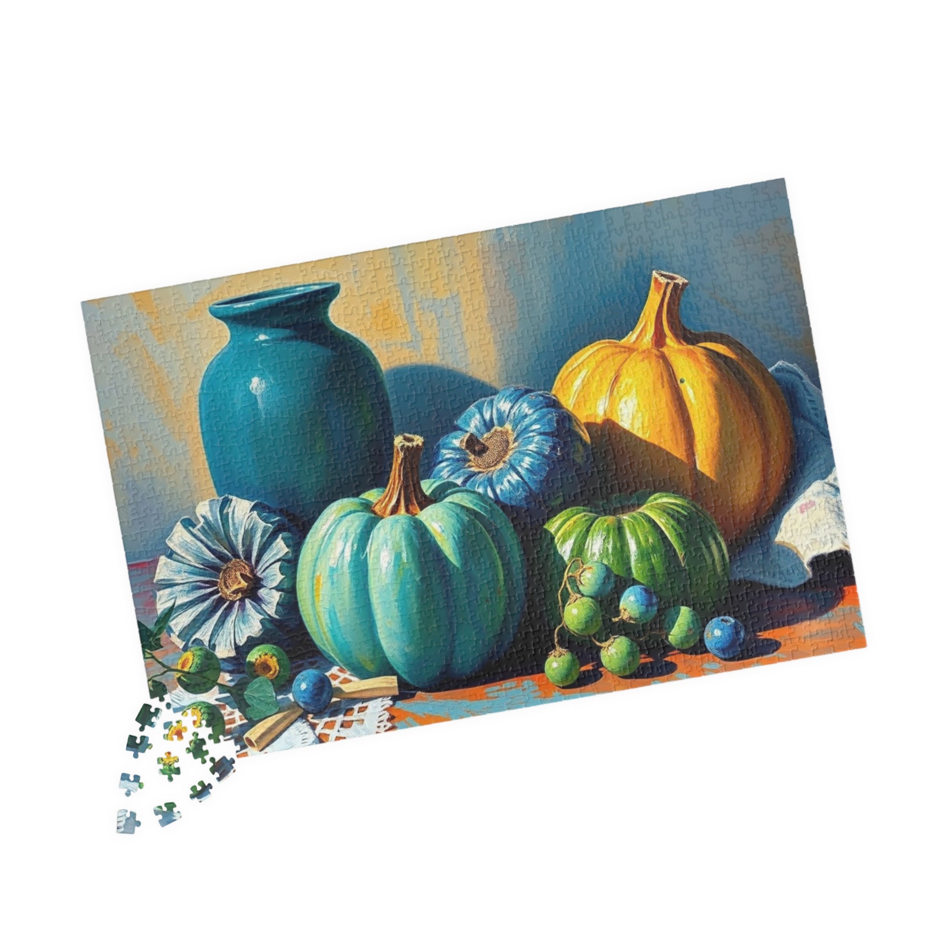 Autumn Harvest Jigsaw Puzzle, Fall Vintage Still Life Jigsaw Game, Family Activity, Home Cozy Nights, Thanksgiving Gift Ideas, Seasonal Fun Puzzle The Puzzle Chest