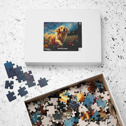 Golden Retriever Puzzle | 110-1014 Piece Dog Lover Jigsaw, Gift for Friend Pet Owner, Family Activity Solo Fun, Quiet Pastime Puzzle The Puzzle Chest