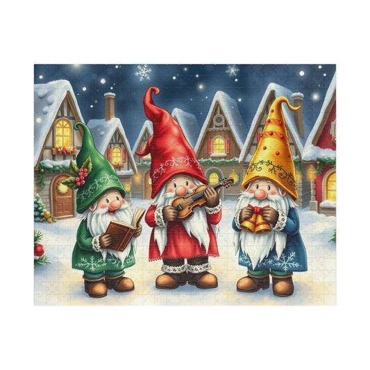 Christmas Gnome Puzzle - Festive Winter Holiday Jigsaw Puzzle Puzzle The Puzzle Chest