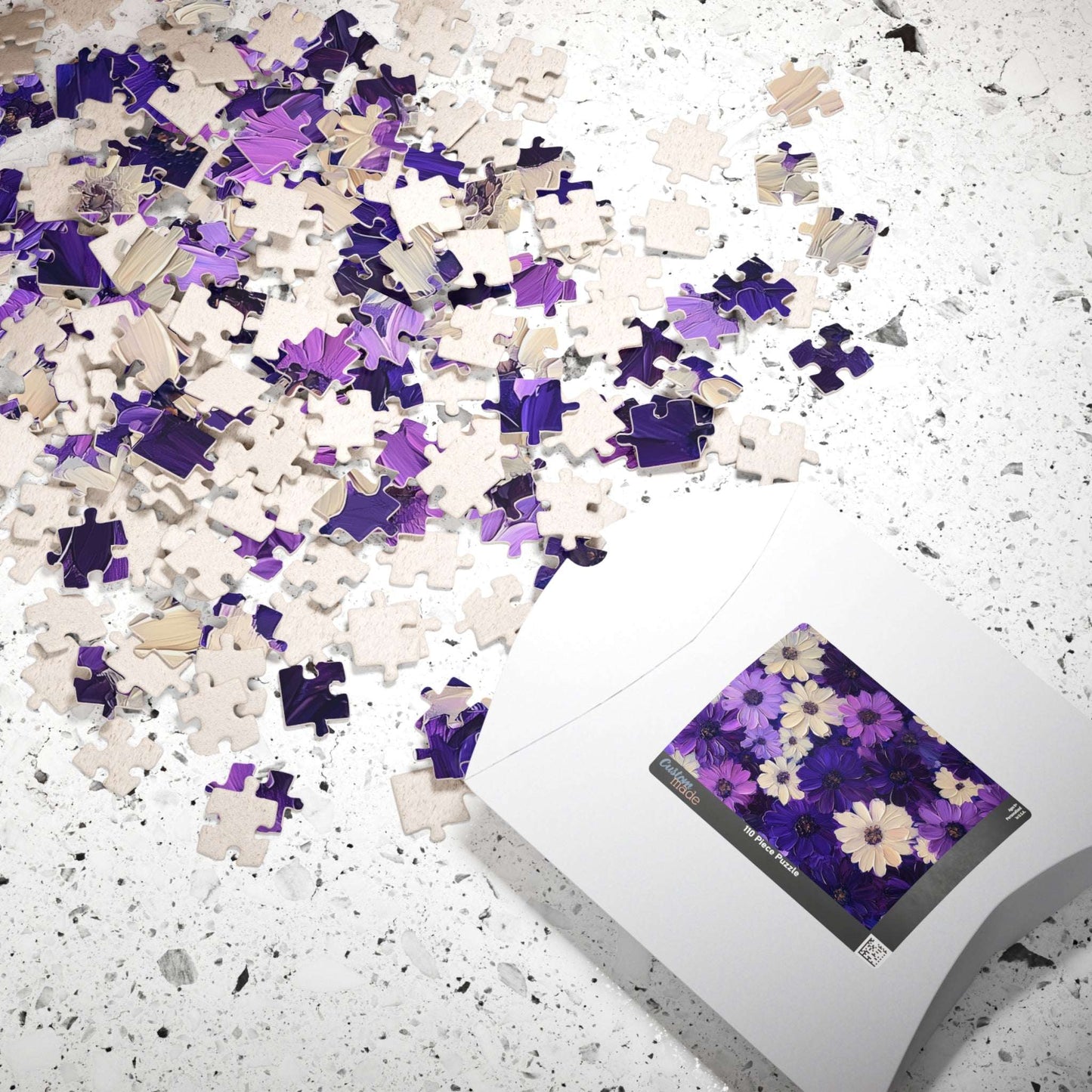 Purple Daisy Floral Puzzle 110-1014 Piece | Floral Jigsaw Puzzle