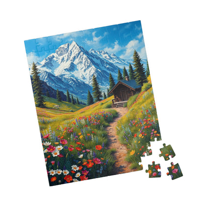 Mountain Landscape Puzzle, Scenic Nature Jigsaw, Perfect Gift for Nature Lovers, Family Game Night, Home Decor Puzzle The Puzzle Chest