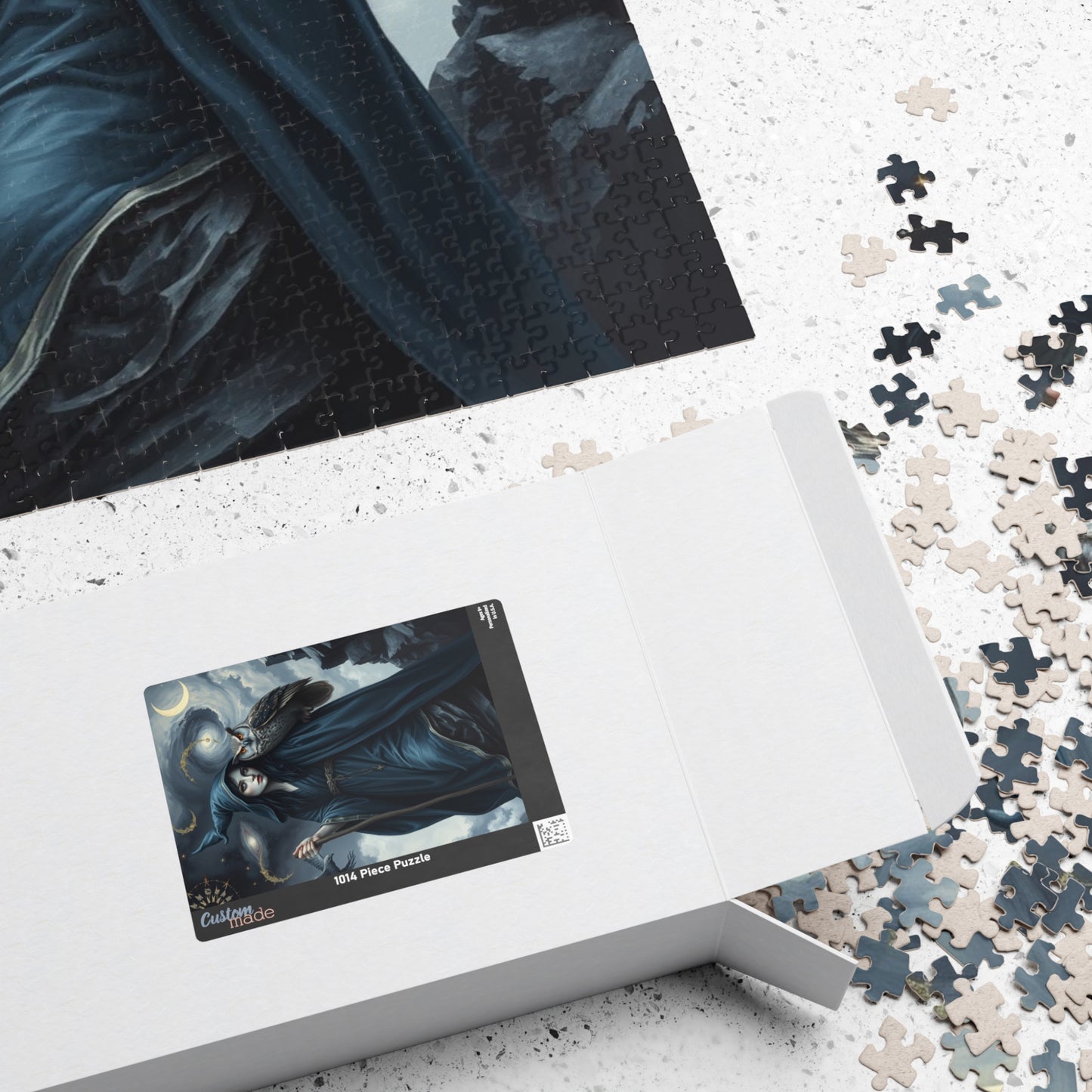 Mystical Night Witch Puzzle, 110-1014 Piece | Enchanting Fantasy Dark Art, Witchcraft Decor, Mindful Activity, Gift for Puzzle Lovers, Home