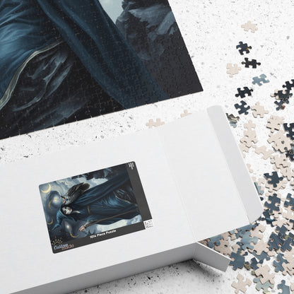 Mystical Night Witch Puzzle, 110-1014 Piece | Enchanting Fantasy Dark Art, Witchcraft Decor, Mindful Activity, Gift for Puzzle Lovers, Home