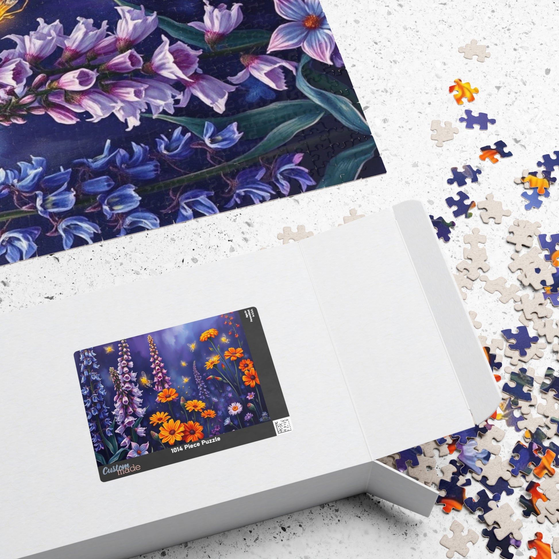 Floral Dreamscape Puzzle: 110-1014 Piece Flower Adult Jigsaw Game, Nature Lovers Gift, Fun Family Game Night, Solo Entertainment, Mindful Puzzle The Puzzle Chest