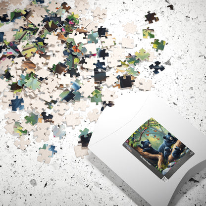 Bear Family Puzzle, Nature Themed Jigsaw for Adults, Wildlife Gift for Nature Lovers, Family Activity, Home Decor Puzzle, Creative Hobby Puzzle The Puzzle Chest