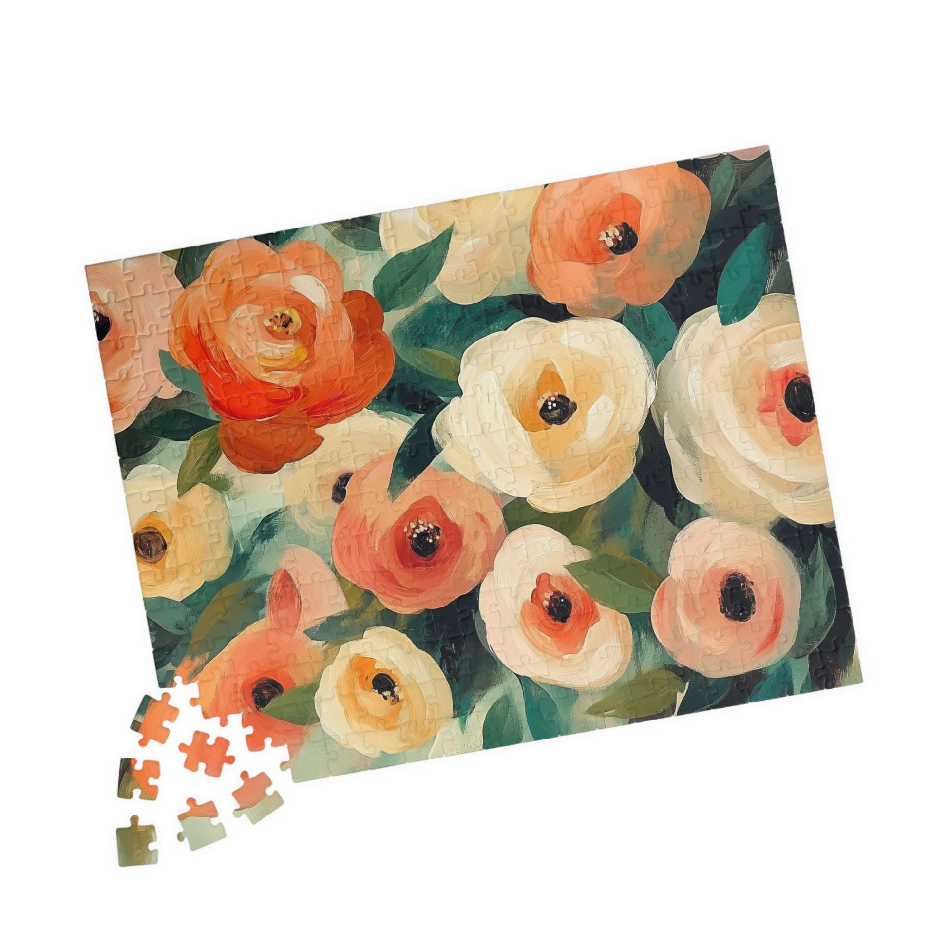 Floral Camellia Jigsaw Puzzle — Decorative Puzzle