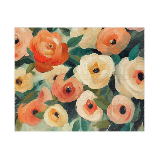Floral Camellia Jigsaw Puzzle — Decorative Puzzle