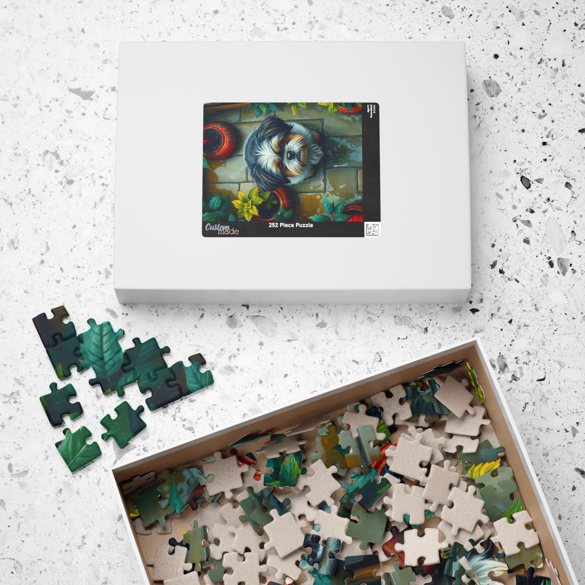 Whimsical Dog Jigsaw Puzzle - Shih Tzu, Gift for Pet Lovers, Family Fun Activity, Home Decor, Rainy Day Playtime, Animal Lovers Collection Puzzle The Puzzle Chest