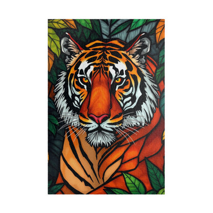 Tiger Art Puzzle - Colorful Wildlife Jigsaw for Nature and Animal Lovers, Gift for Friends and Family, Fun Indoor Activity 1014 pcs (Vertical) Puzzle The Puzzle Chest
