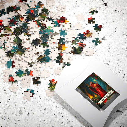 Mystical Magician Puzzle - Tarot Card Style 110-1014 Piece Jigsaw, Gift for Magic Lovers, Unique Home Decor, Family Fun, Mindful Activity Puzzle The Puzzle Chest