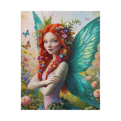Sun-Kissed Butterfly Fairy Puzzle, Enchanting Mythical Jigsaw for Fantasy Lover, Gift for Kids and Adults, Artwork Puzzle, Relaxing Activity
