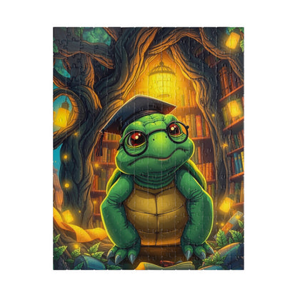 Whimsical Turtle Jigsaw Puzzle, Fun Gift for Adults, Educational Brain Teaser, Perfect for Family Game Night, Home Entertainment 252 pcs (Vertical) Puzzle The Puzzle Chest