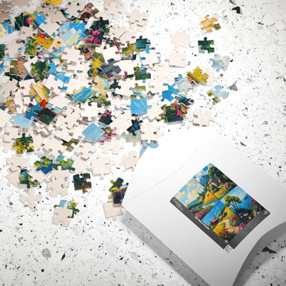 Summer Landscape Jigsaw Puzzle for Adults Creative Activity, Family Fun, Mind Challenge, Holiday Birthday Gift for Friends Puzzle The Puzzle Chest