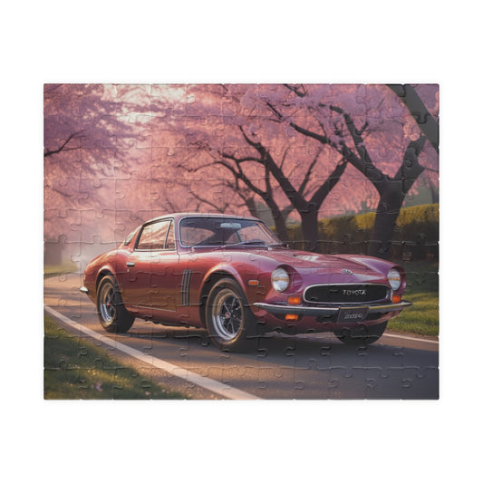 Vintage Car Puzzle - 1967 Toyota 2000GT Classic Auto Jigsaw Game, Creative Activity for Adults, Car Lover Gift, Family Game Night 110 pcs (Horizontal) Puzzle The Puzzle Chest