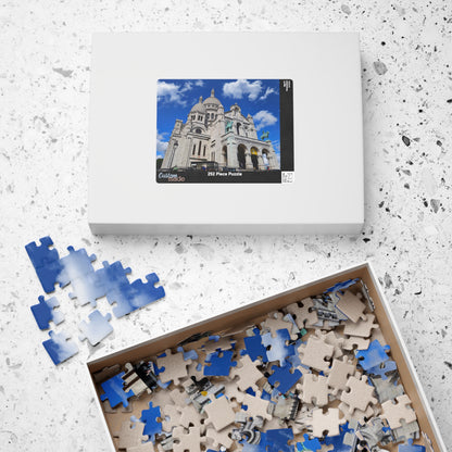 Sacre-Coeur Basilica Jigsaw Puzzle - Famous French Landmark Paris France, Romano-Byzantine Architecture Puzzle The Puzzle Chest