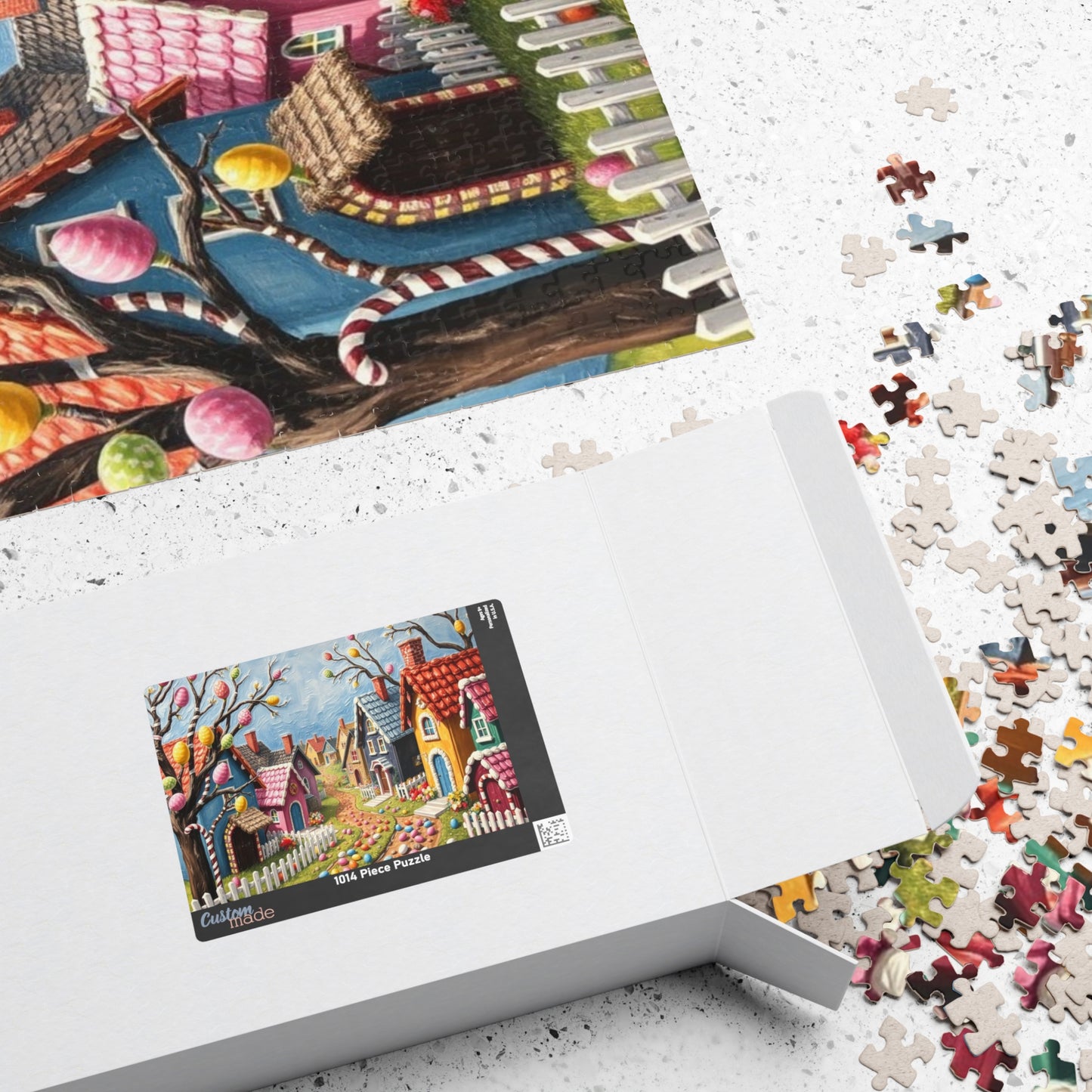 Easter Village Puzzle, Vibrant Spring Scene for Family Fun, 110-1014-Piece Jigsaw, Perfect for Holiday Gatherings, Gift Idea, Indoor Game Puzzle The Puzzle Chest