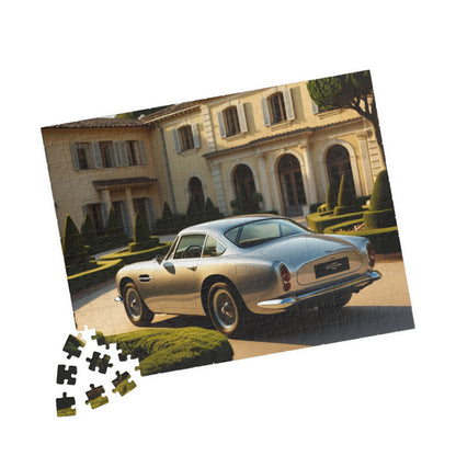 Vintage Car Puzzle - Silver 1965 Martin D85 Classic Auto Jigsaw Game 252 pcs (Horizontal) Puzzle The Puzzle Chest