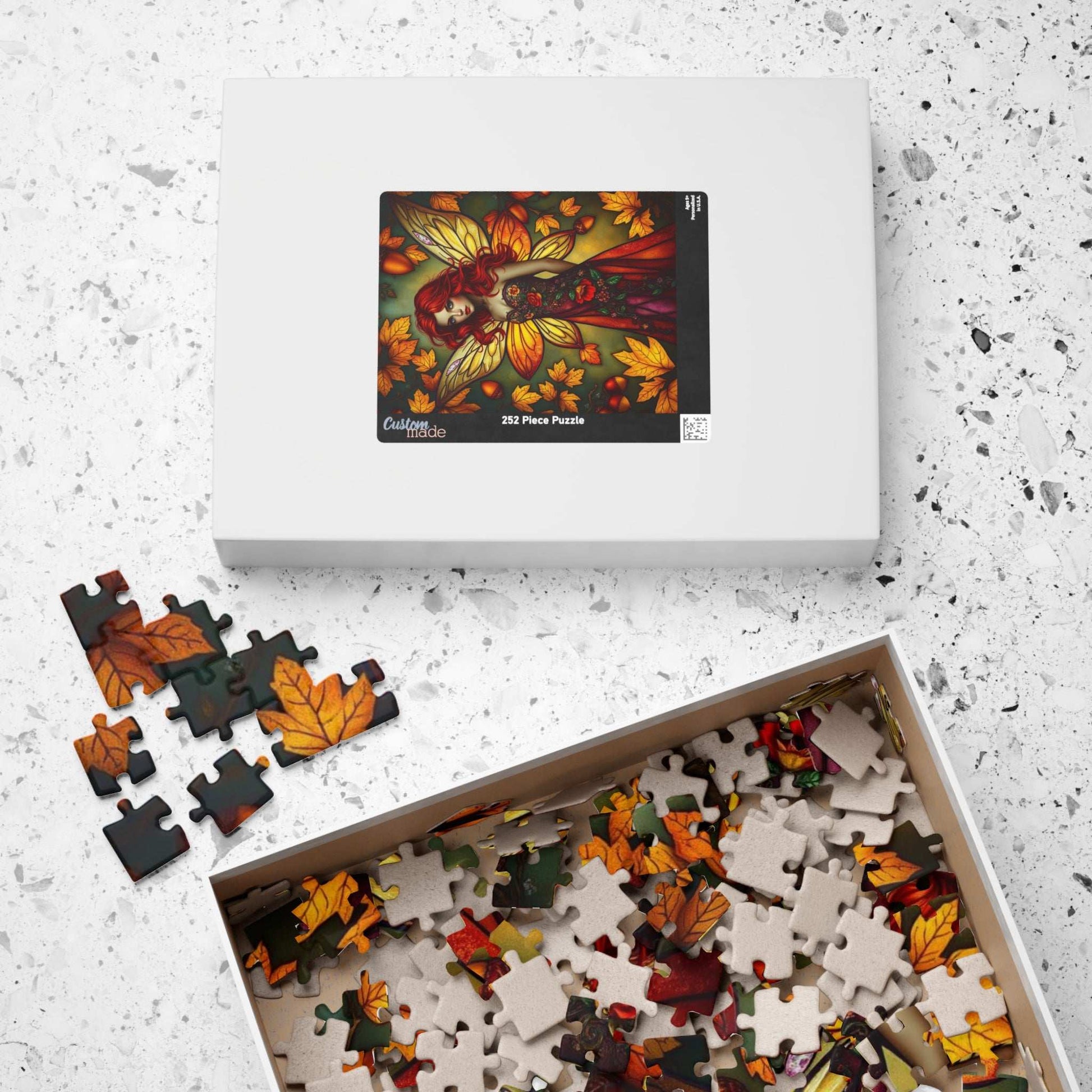 Autumn Fairy Tale Puzzle - Magical Artwork for Unique Home Decor, Gift for Puzzle Lovers, Family or Solo Activity, Brain Teaser
